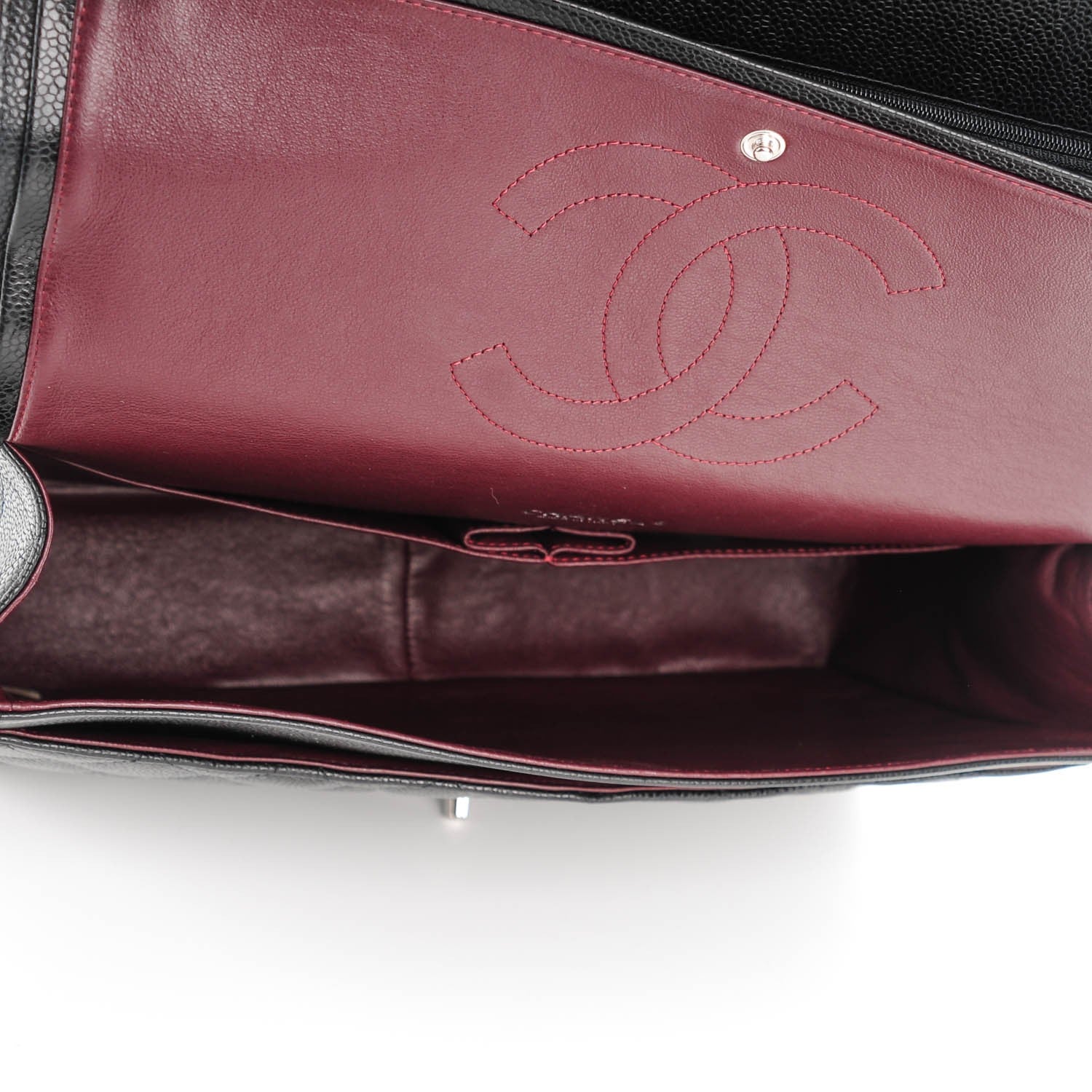 Chanel Caviar Quilted Maxi Double Flap Black 5 of 7