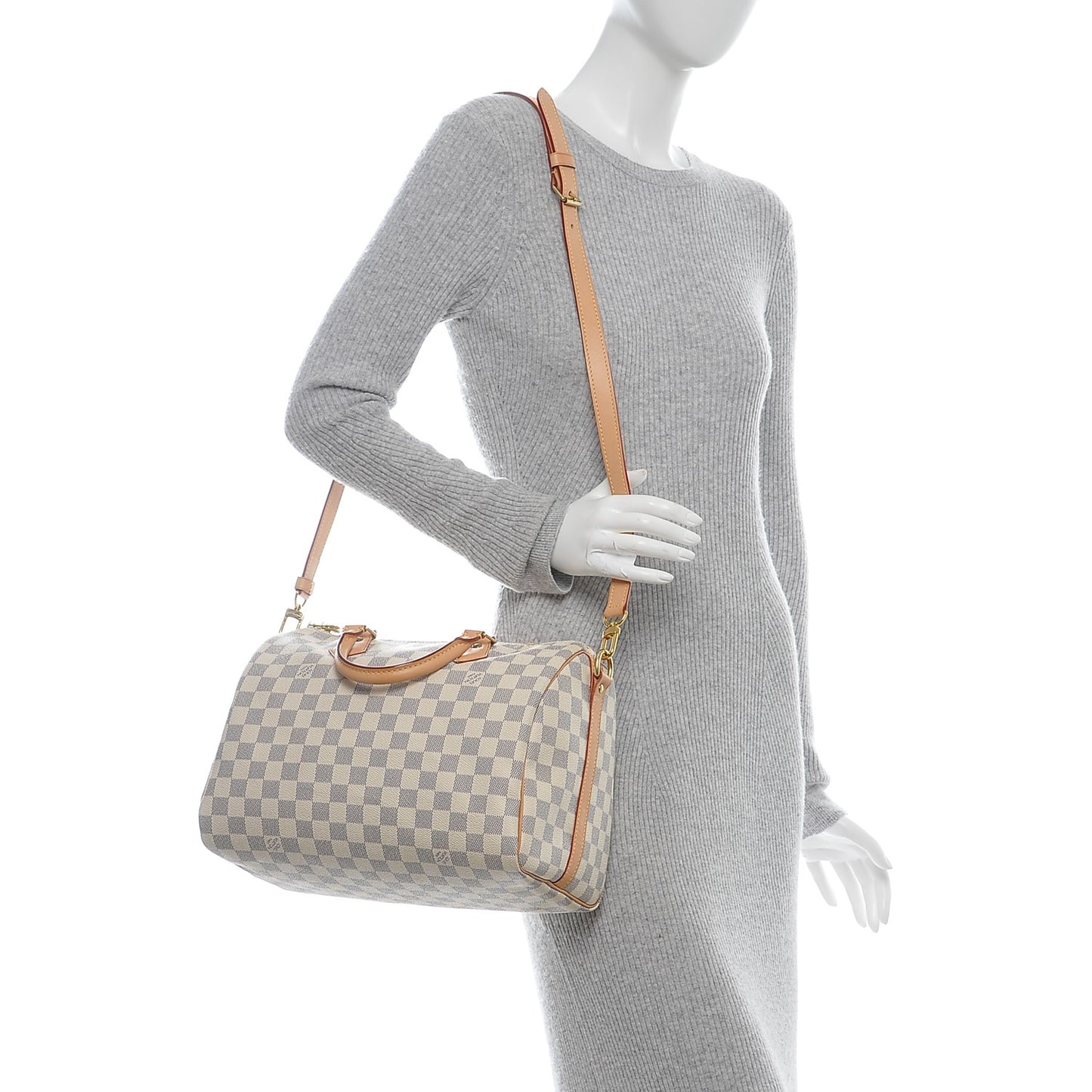 Damier Azur Speedy Bandouliere 30