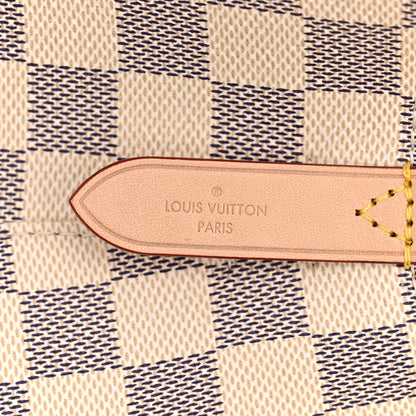 Louis Vuitton Damier Azur Braided Neonoe MM Peach Cream 7 of 10