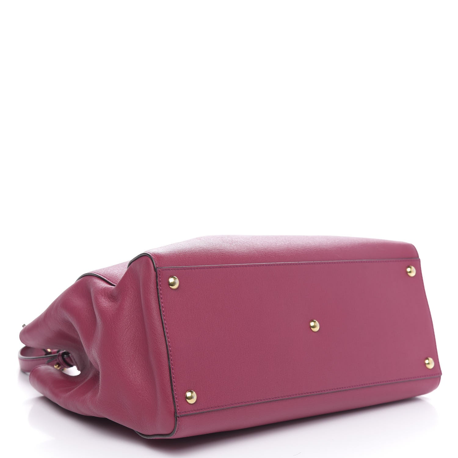 Fendi Vitello Elite Flamingo Regular 2Jours Tote Amarena 4 of 13