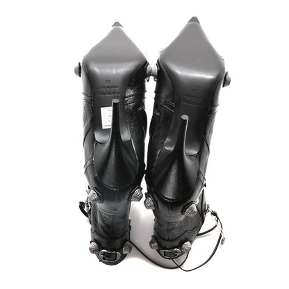 Balenciaga Agneau Arena Cagole 90mm Ankle Boots 39 Black 6 of 9