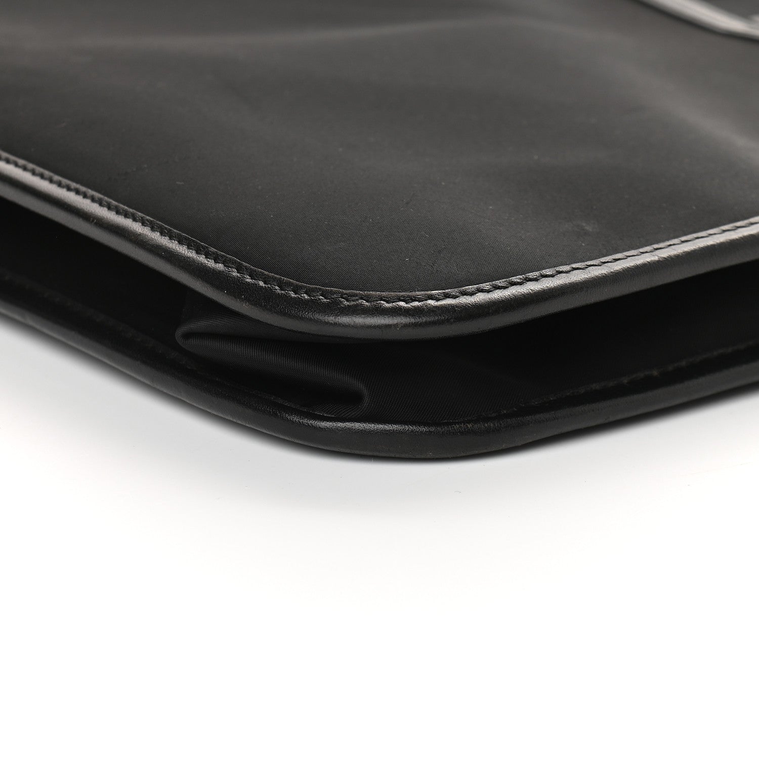 Burberry Nylon Calfskin Briefcase Black 8 of 11