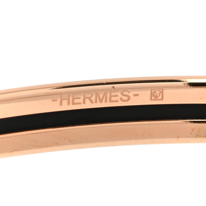Hermes Enamel Extra Narrow Uni Bracelet 70 Orange Fruits 4 of 4
