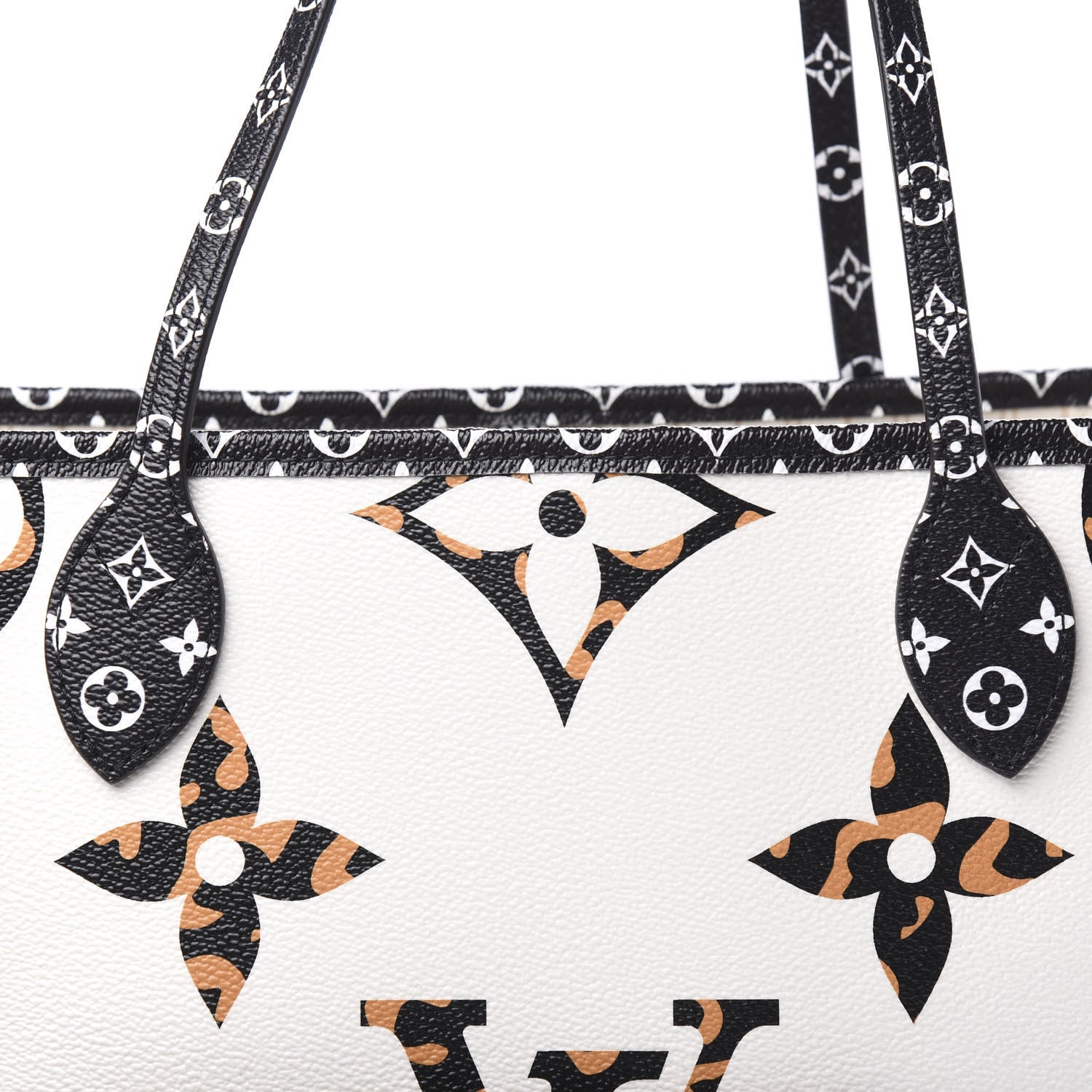 Louis Vuitton Monogram Giant Jungle Neverfull MM Ivory 9 of 9