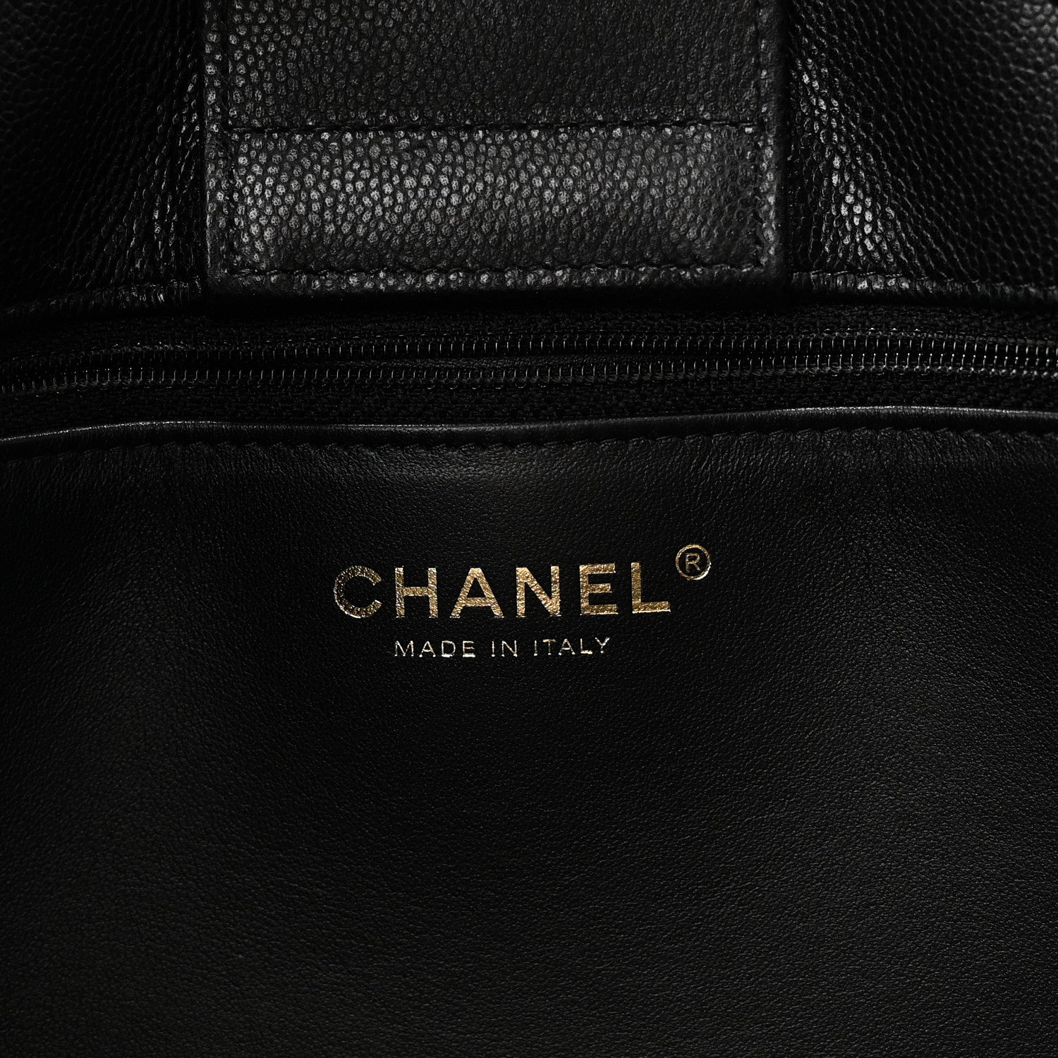 Chanel Caviar Quilted Large Classic Shopping Tote Black 6 of 10