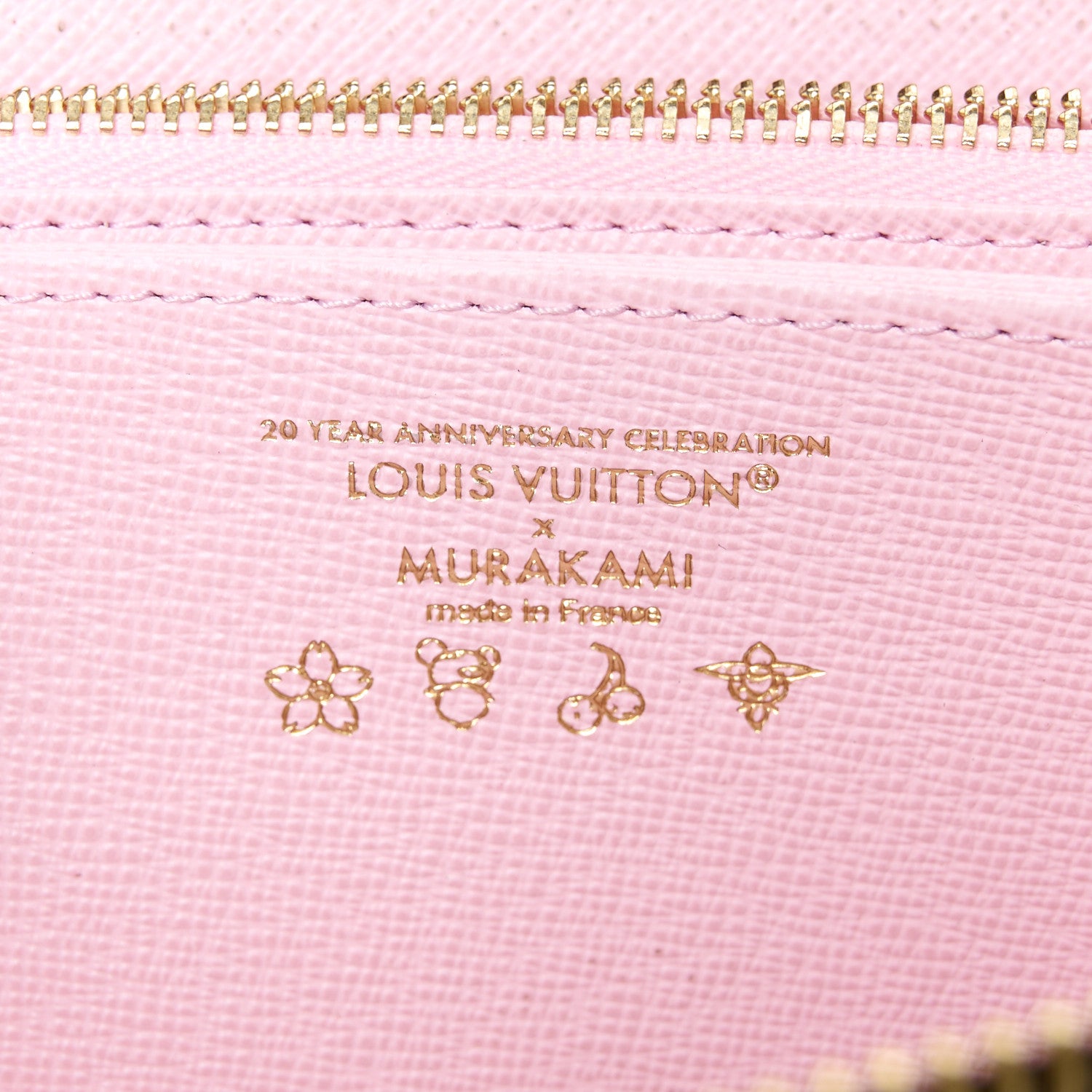 Louis Vuitton LV X TM Monogram Cherry Blossom Zippy Wallet Sakura Brown 5 of 7