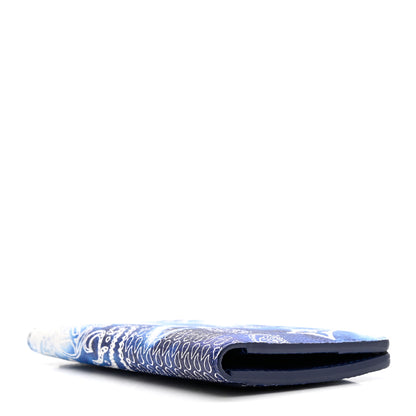 Louis Vuitton Cowhide Monogram Bandana Pocket Organizer Blue 4 of 6
