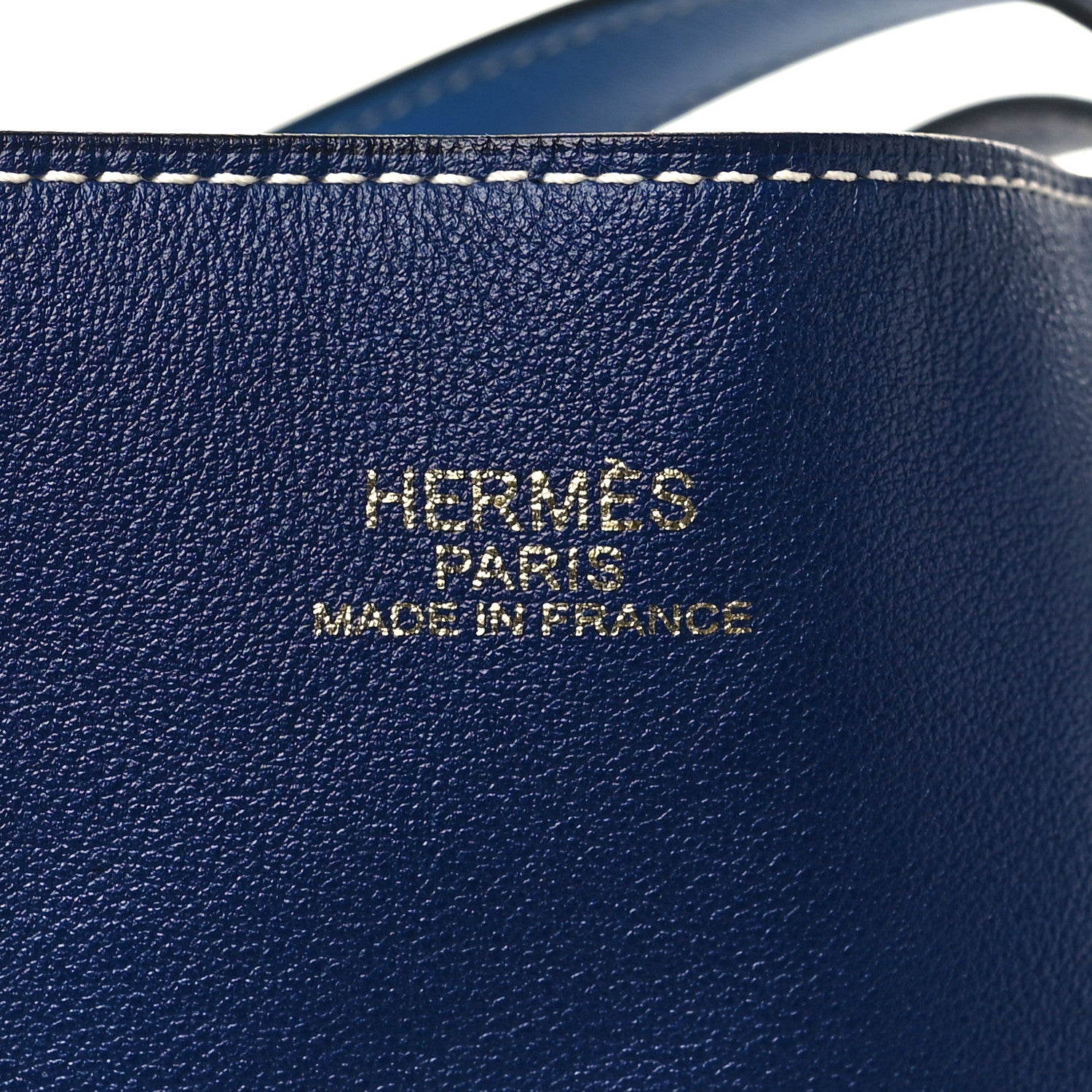 Hermes Veau Sikkim Double Sens 45 Tote Bleu Sapphire Bleu Paradis 8 of 12