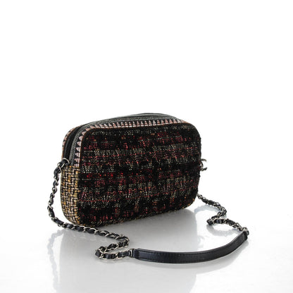 Chanel Tweed Quilted Paris Dallas CC Camera Case 3 of 7