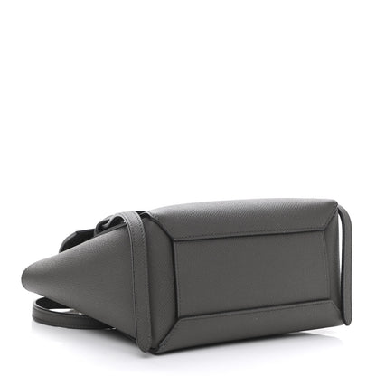 Celine Grained Calfskin Nano Belt Bag Grey 4 of 11