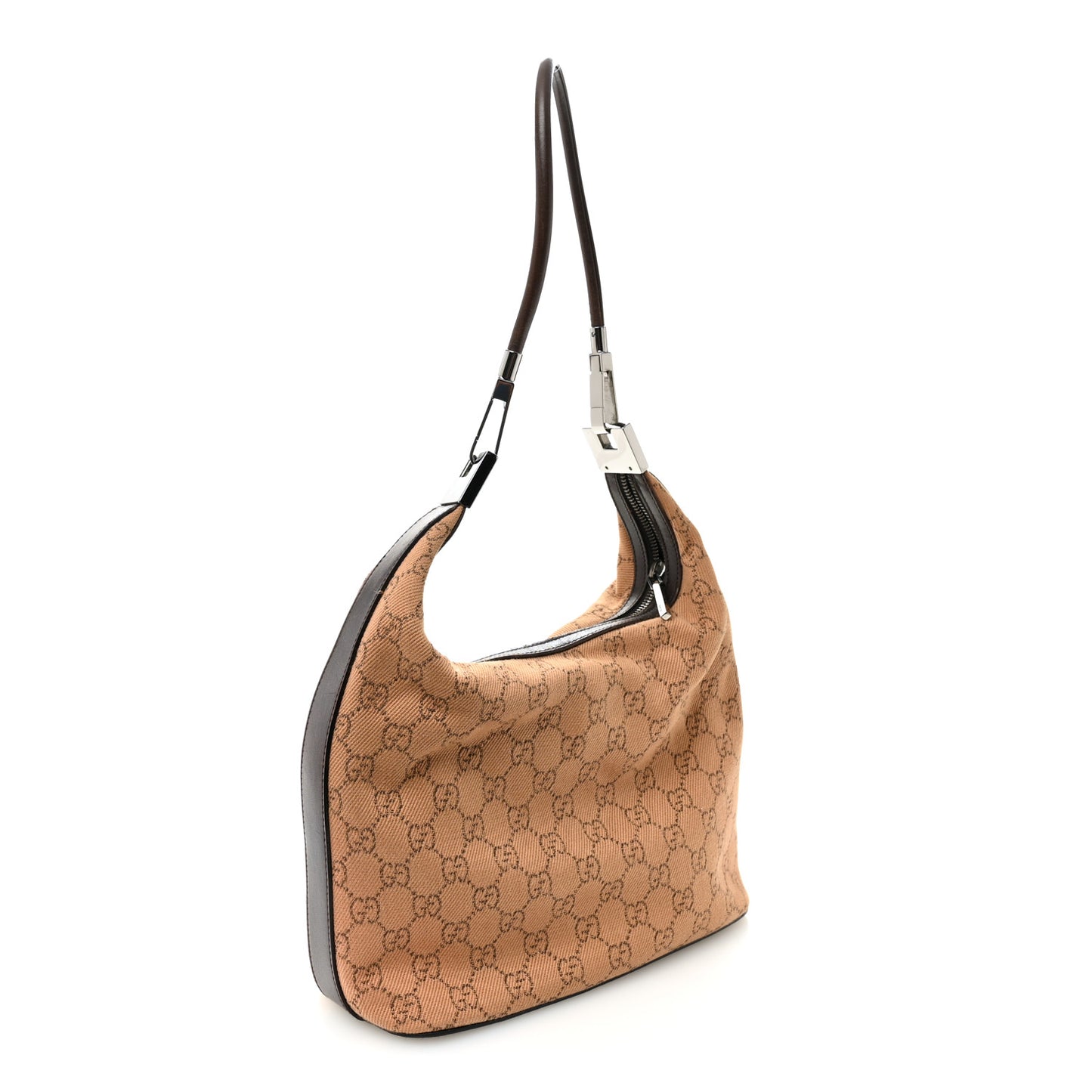 Denim Monogram Medium Hobo Brown