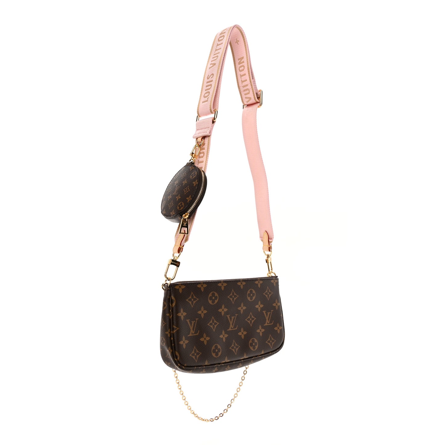 Monogram Multi Pochette Accessories Rose Clair