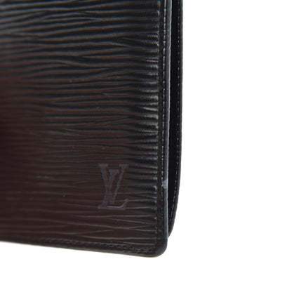 Louis Vuitton Epi Porte-Billets Cartes Credit Monnaie Wallet Black 9 of 12