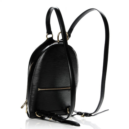 Louis Vuitton Epi Mabillon Backpack Black 3 of 10