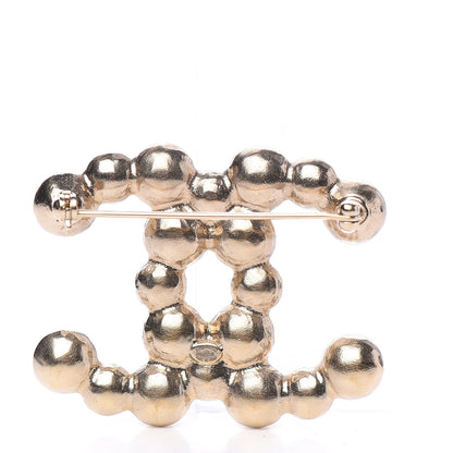 Chanel Pearl CC Brooch Gold 2 of 3