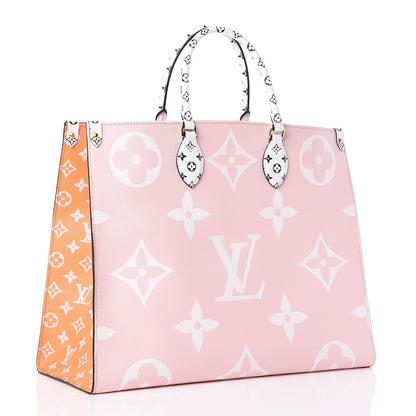 Louis Vuitton Monogram Giant Onthego GM Rouge Rose 6 of 12