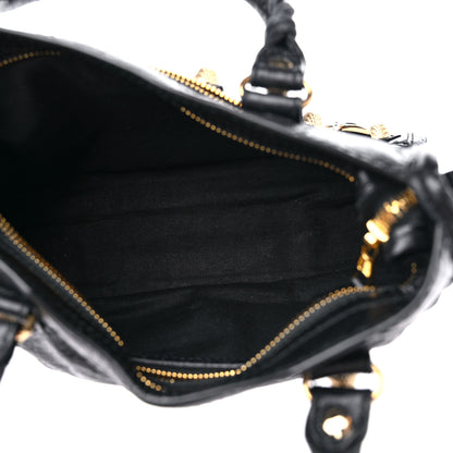 Balenciaga Agneau Giant 12 Gold Hardware Mini City Black 5 of 13