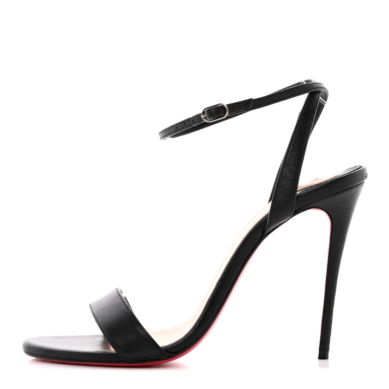 Christian Louboutin Nappa Loubigirl 100 Sandals 38 Black 1 of 21