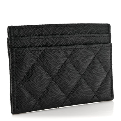 Chanel Caviar Quilted Chanel 19 Card Holder Black 3 of 9