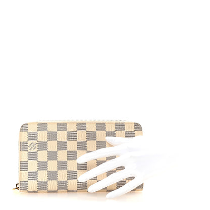 Louis Vuitton Damier Azur Zippy Organizer Wallet 2 of 7