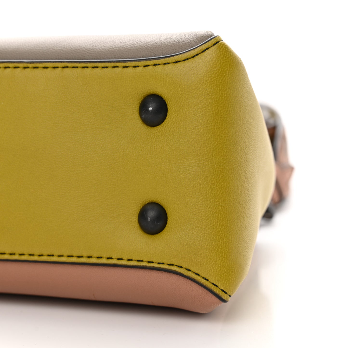 Nappa Multicolor Mini Piazza Bag Limestone
