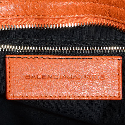 Balenciaga Agneau Giant 12 Silver Hardware City Tangerine 10 of 13