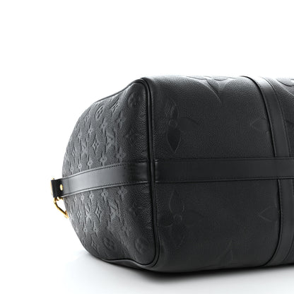 Louis Vuitton Empreinte Monogram Giant Keepall Bandouliere 45 Black 8 of 9
