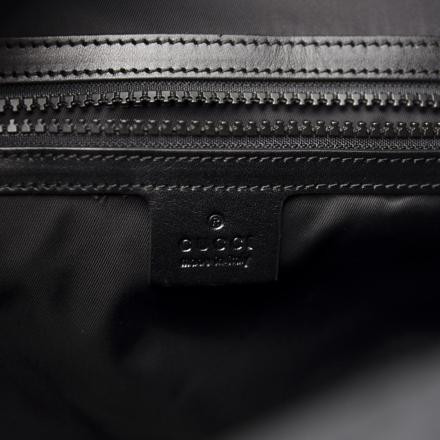 Velvet GG Monogram Web Medium Double Buckle Backpack Blue Beige Black