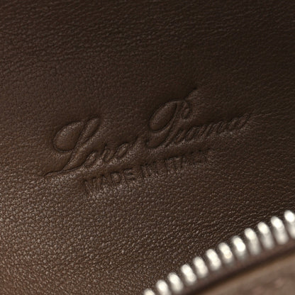 Loro Piana Grained Calfskin L19 Extra Pocket Pouch Warm Mastic 6 of 9