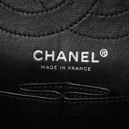 Chanel Metallic Aged Calfskin 2.55 Reissue 226 Flap So Black 7 of 9