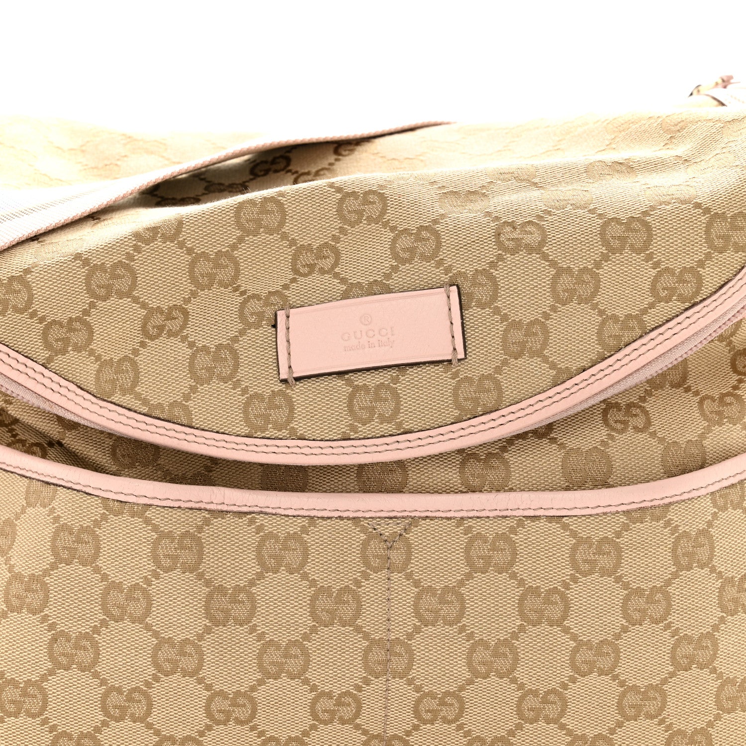 Gucci Monogram Web Diaper Bag Pink 8 of 16