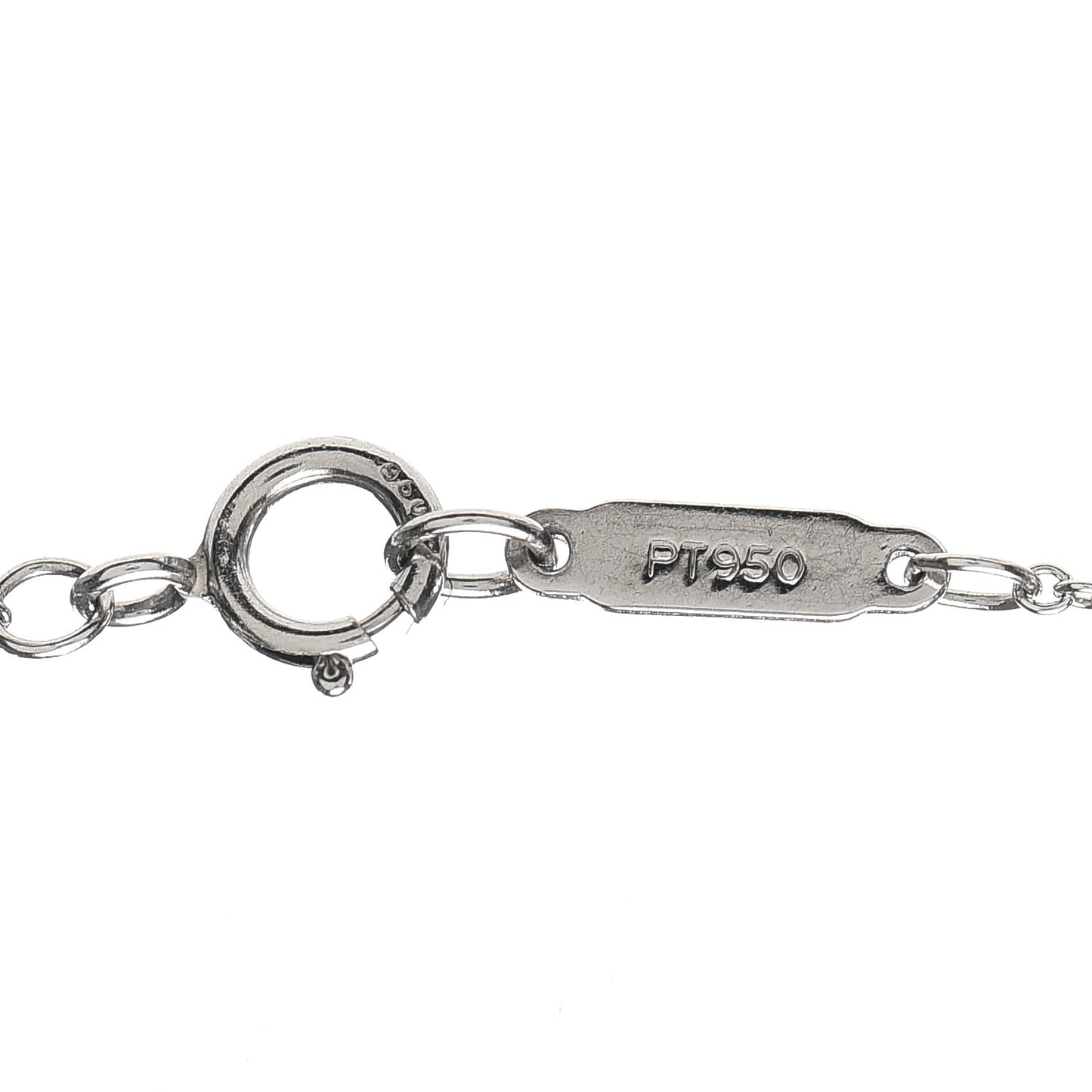 Platinum Diamond Small Cross Pendant Necklace