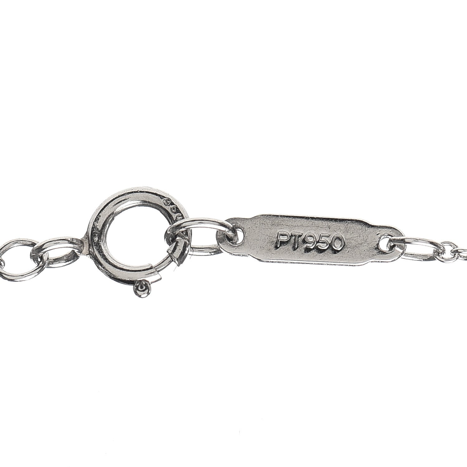 Tiffany Platinum Diamond Small Cross Pendant Necklace 4 of 6