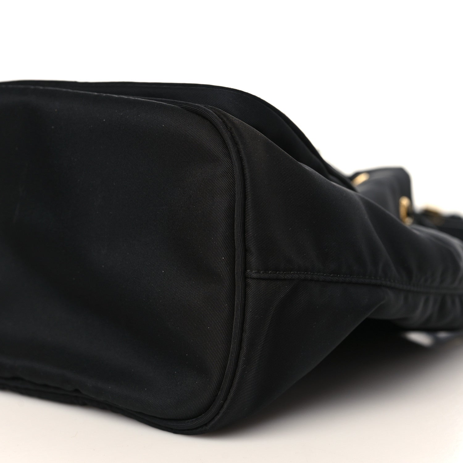 Prada Re-Nylon Duet Drawstring Shoulder Bag Black 8 of 9