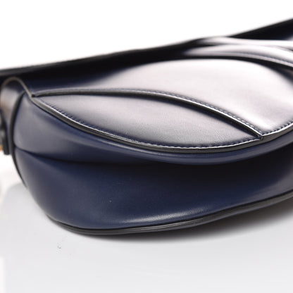 Christian Dior Calfskin Saddle Bag Indigo Blue 8 of 10