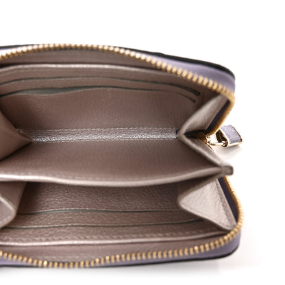Louis Vuitton Ostrich Zippy Coin Purse Purple 5 of 6