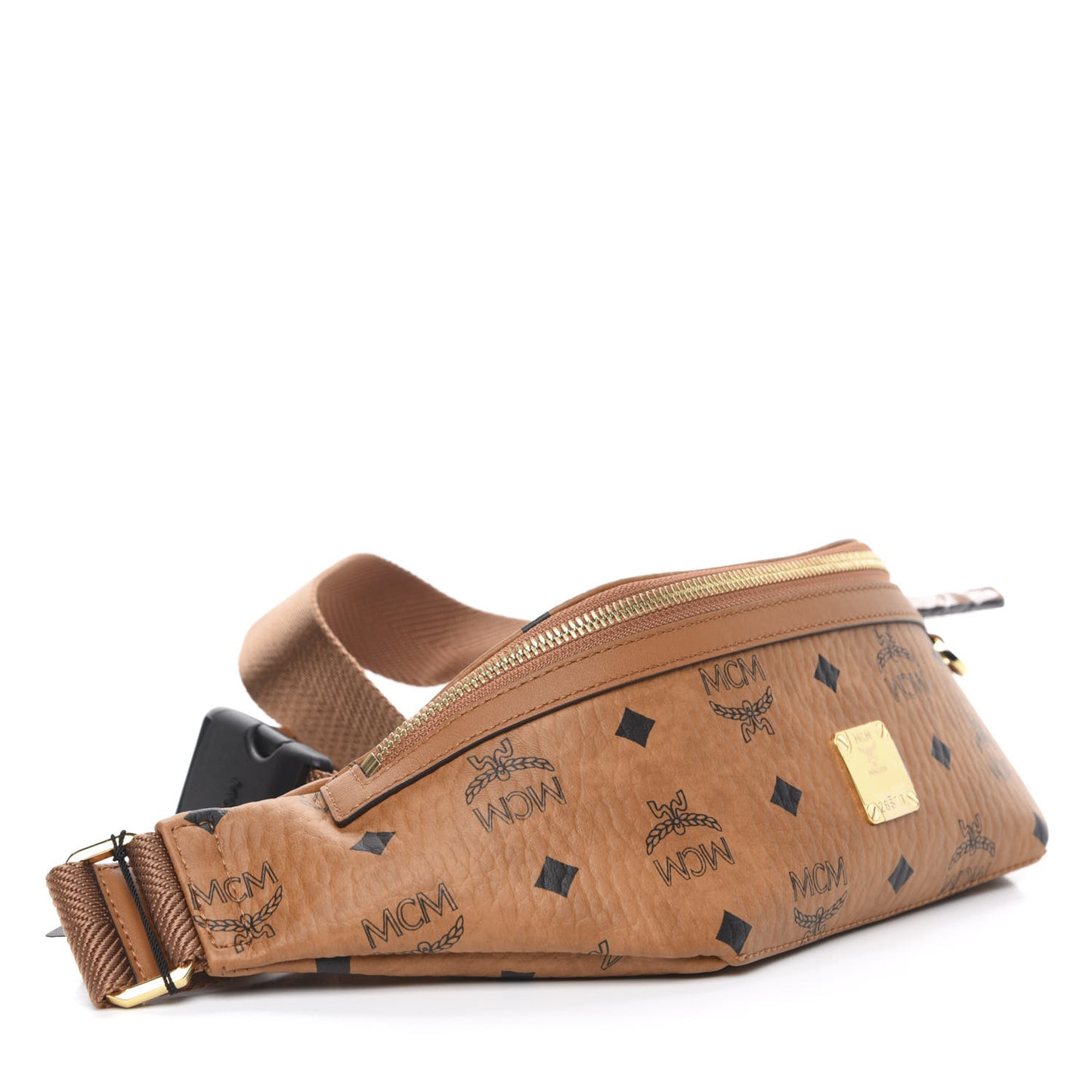Visetos Small Fusten Belt Bag Cognac