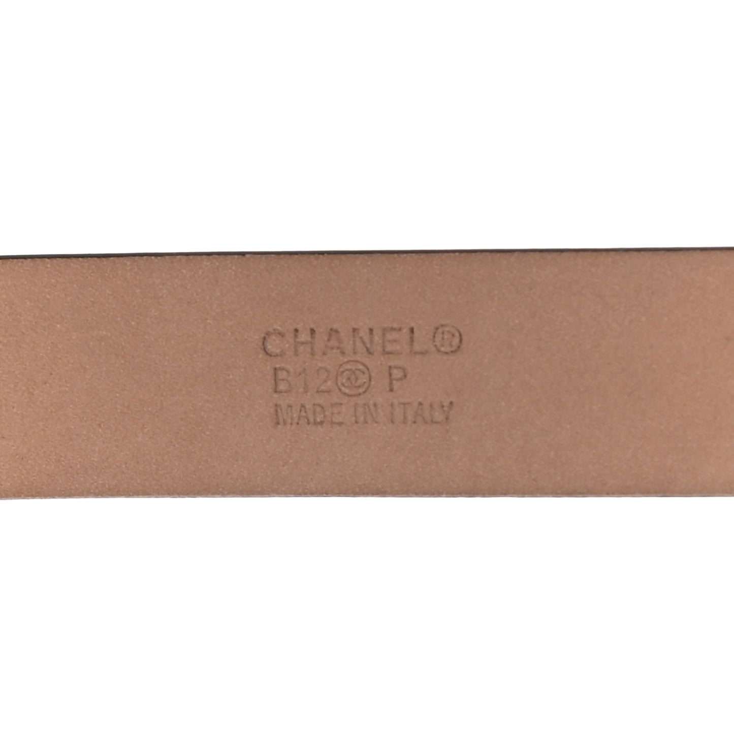 Lambskin Quilted CC Chain Belt 95 38 Black