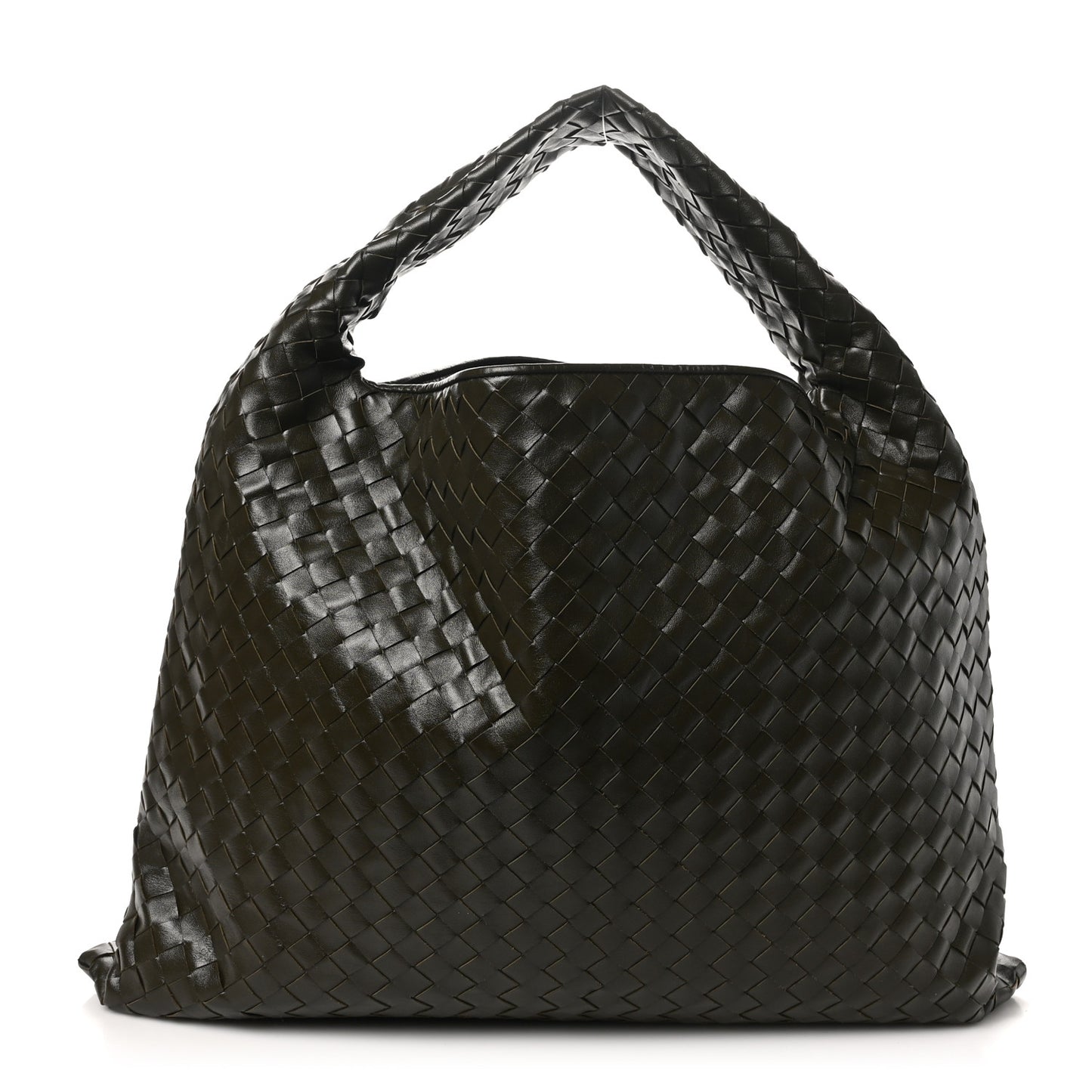 Calfskin Intrecciato Large Hop Fondant
