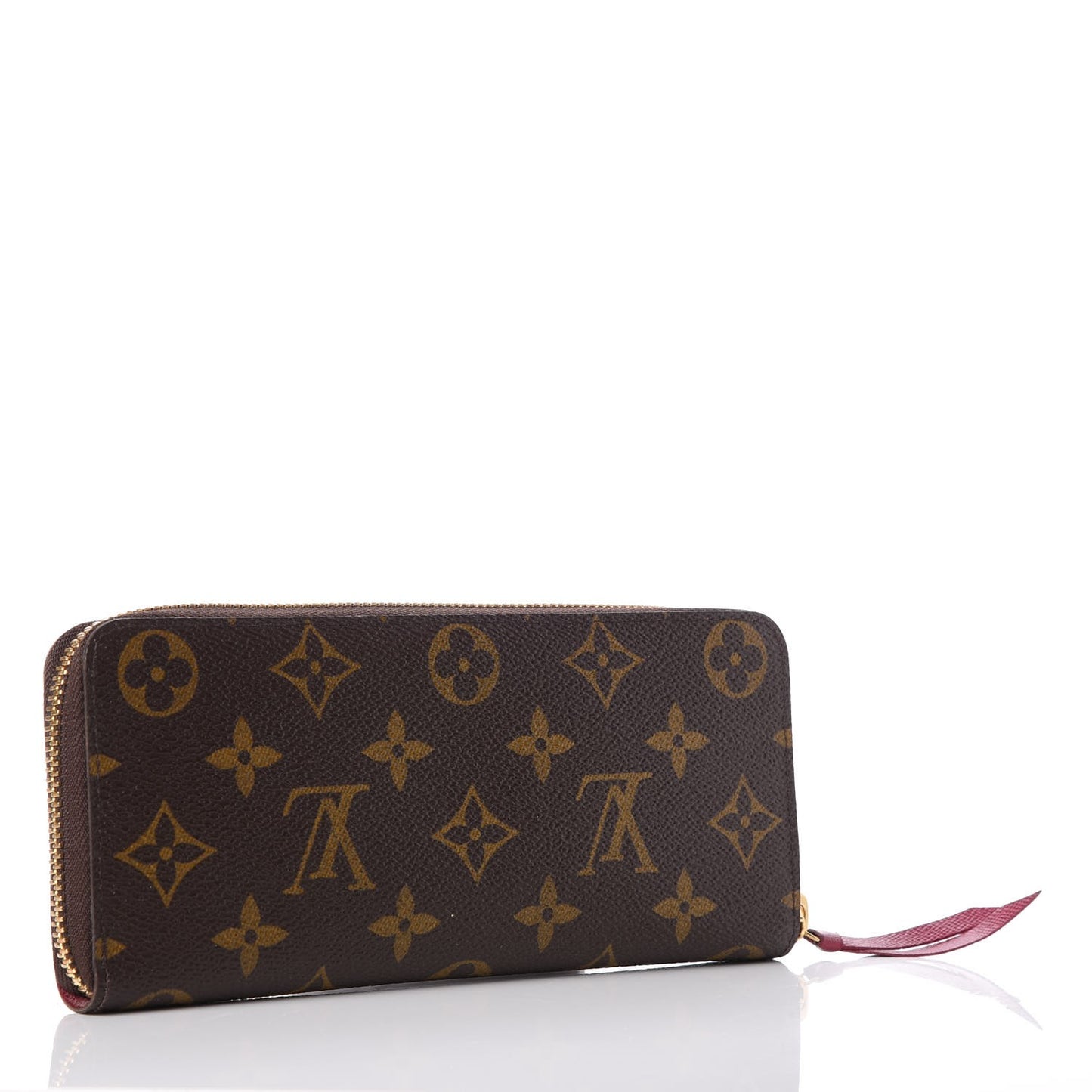 Monogram Clemence Wallet Fuchsia