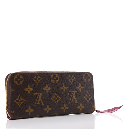 Louis Vuitton Monogram Clemence Wallet Fuchsia 3 of 8