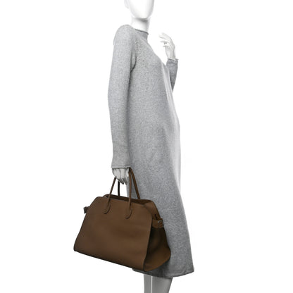 The Row Matte Grained Calfskin Soft Margaux 15 Taupe 2 of 10