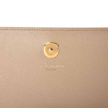 Saint Laurent Grain De Poudre Small Monogram Kate Satchel Nude Powder 7 of 8