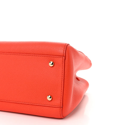 Chanel Grained Calfskin Small Neo Executive Shopper Tote Red 11 of 12