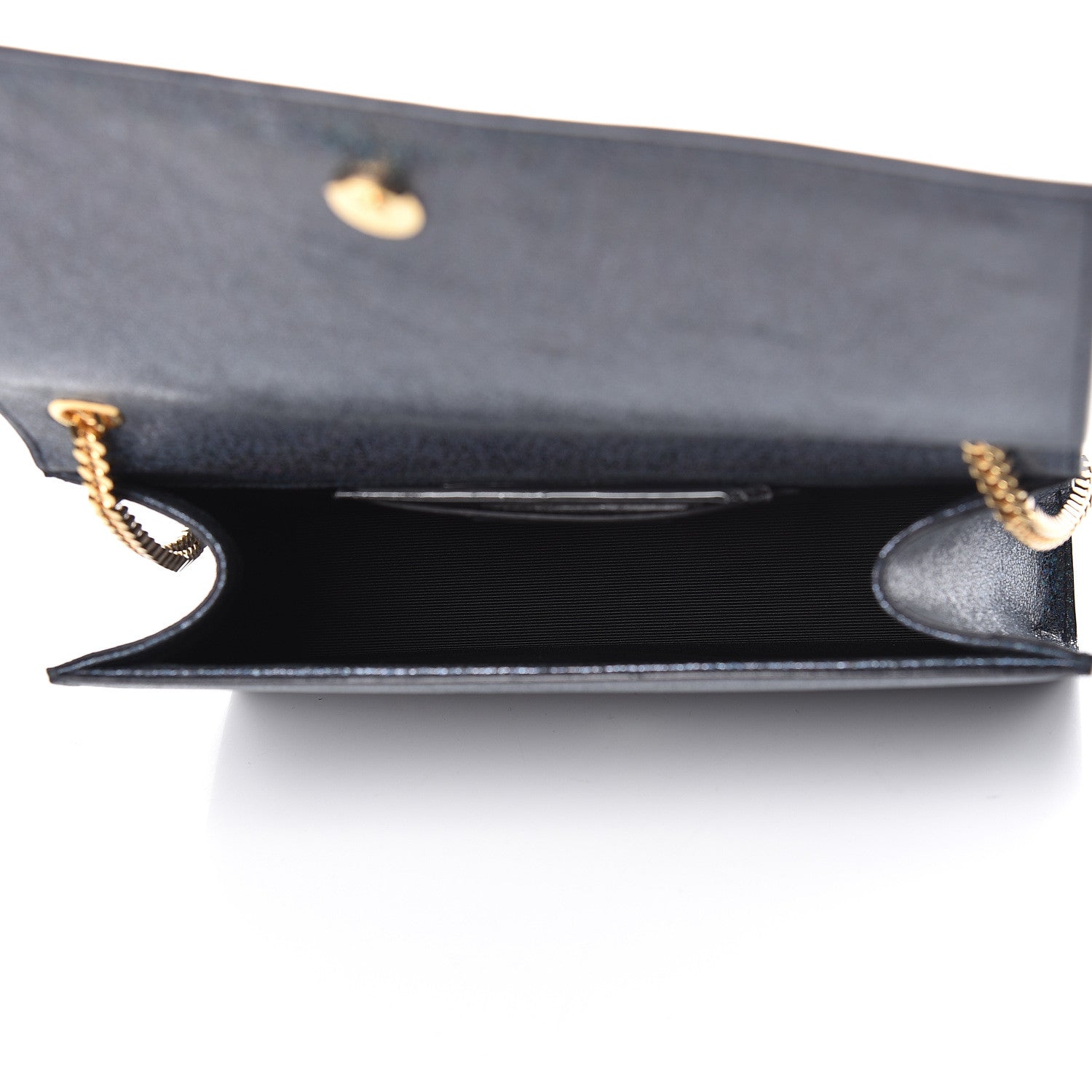Saint Laurent Grain De Poudre Medium Classic Monogram Kate Satchel Graphite 5 of 10