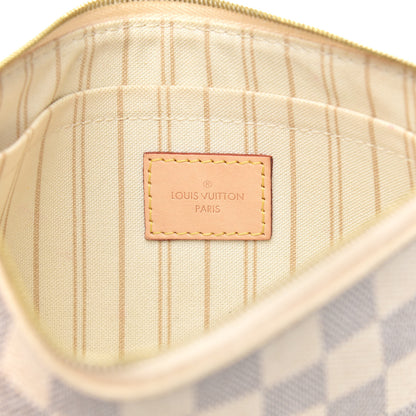 Louis Vuitton Damier Azur Neverfull MM GM Pochette 6 of 8