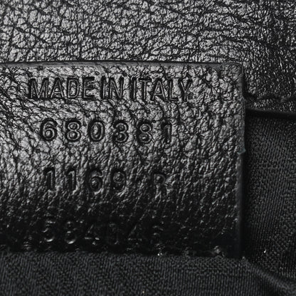 Gucci X BALENCIAGA BB Monogram Web Graffiti Ophidia Laptop Pouch Black 7 of 9