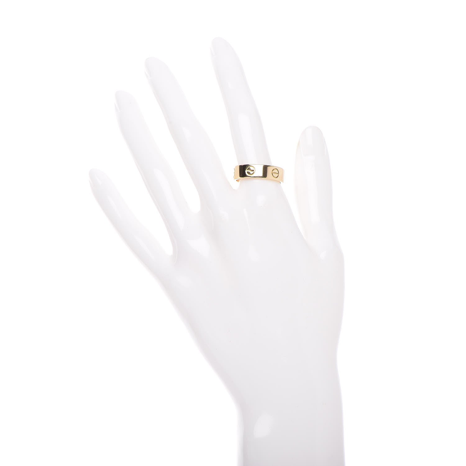 Cartier 18K Yellow Gold 5.5mm LOVE Ring 58 8.25 2 of 6