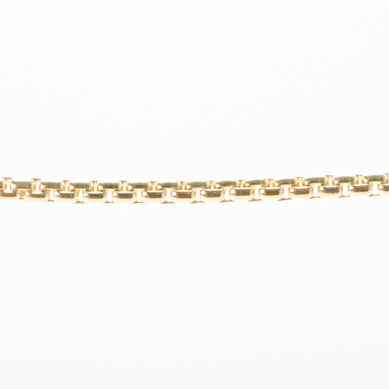 David Yurman 18K Yellow Gold 2.7mm Box Chain Necklace 18" 4 of 5