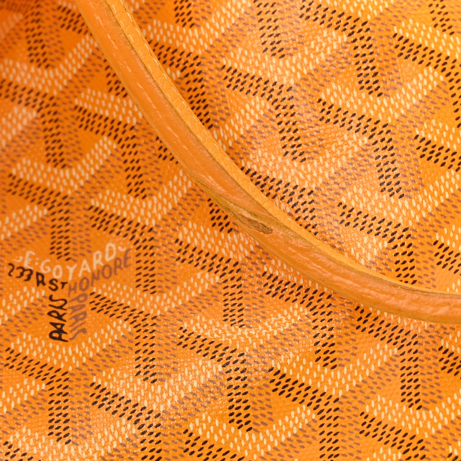 Goyard Goyardine Saint Louis GM Yellow 14 of 17